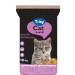Toby cat sterilized για στειρωμένες γάτες 18kg