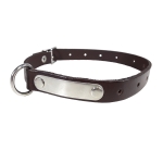 Δερμάτινο περιλαίμιο σκύλου 42cm χρώμα Καφέ
