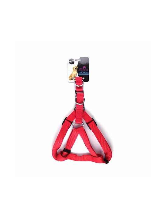 Pet Camelot Σαμαράκι Σκύλου Easy Walker 3505 Κόκκινο 2mm x 50 - 70cm Σαμαράκι Σκύλου Ρυθμιζόμενο Pet Camelot Κόκκινο 10mmx25-35cm - Image 1