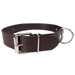 Δερμάτινο Περιλαίμιο Σκύλου Καφέ 53cm – Ρυθμιζόμενο & Ανθεκτικό για Μικρούς & Μεσαίους Σκύλους