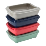 Τουαλέτα Γάτας Λεκάνη Pet Camelot με Προστατευτικό Πλαίσιο 50x37x12cm