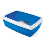 Τουαλέτα Γάτας Real Pet με Προστατευτικό Πλαίσιο 54x40x14cm Λεκάνη Άμμου Γάτας