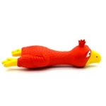 Παιχνίδι Σκύλου Latex Κοτόπουλο με ήχο Χρώμα Κόκκινο