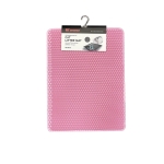 Χαλάκι Συλλογής Άμμου Γάτας Cat Litter Mat with Velchro Ροζ 45x60cm