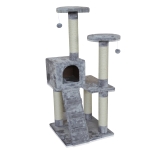 Ονυχοδρόμιο Pet Interest Cat Playground Double Tower Grey 53x53x130cm