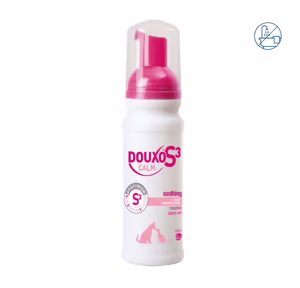 42-06-DOUXOS3-CALM-Mousse.png Αφρός Douxo S3 Calm Mousse για το Δέρμα και Τρίχωμα 150ml - Image 1