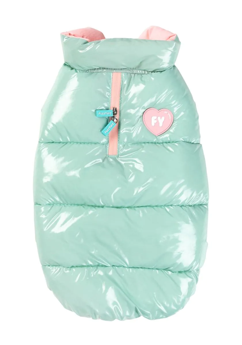 fzaw6501-7_jackets_amor_mint_top Μπουφάν Σκύλου Fuzzyard Jacket - Amor Puffer - Mint - Image 1