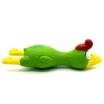 Παιχνίδι Σκύλου Latex Κοτόπουλο με ήχο Χρώμα Πράσινο