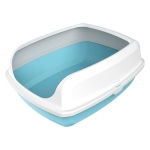 Τουαλέτα Γάτας Λεκάνη Catoikos Large Χρώμα Γαλάζιο 56x42x23.5