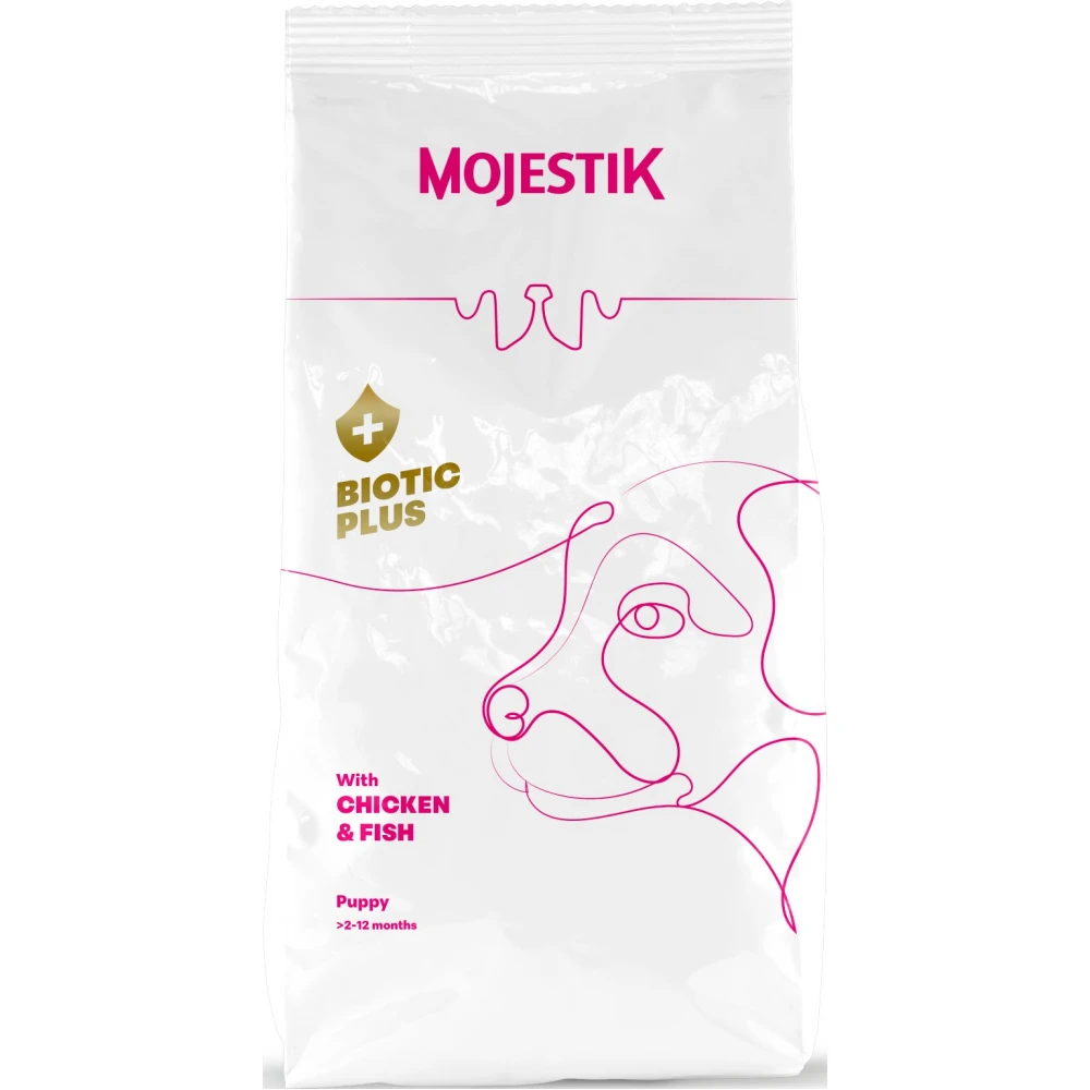Ξηρά Τροφή Σκύλου Mojestik Biotic+Puppy 2.5kg