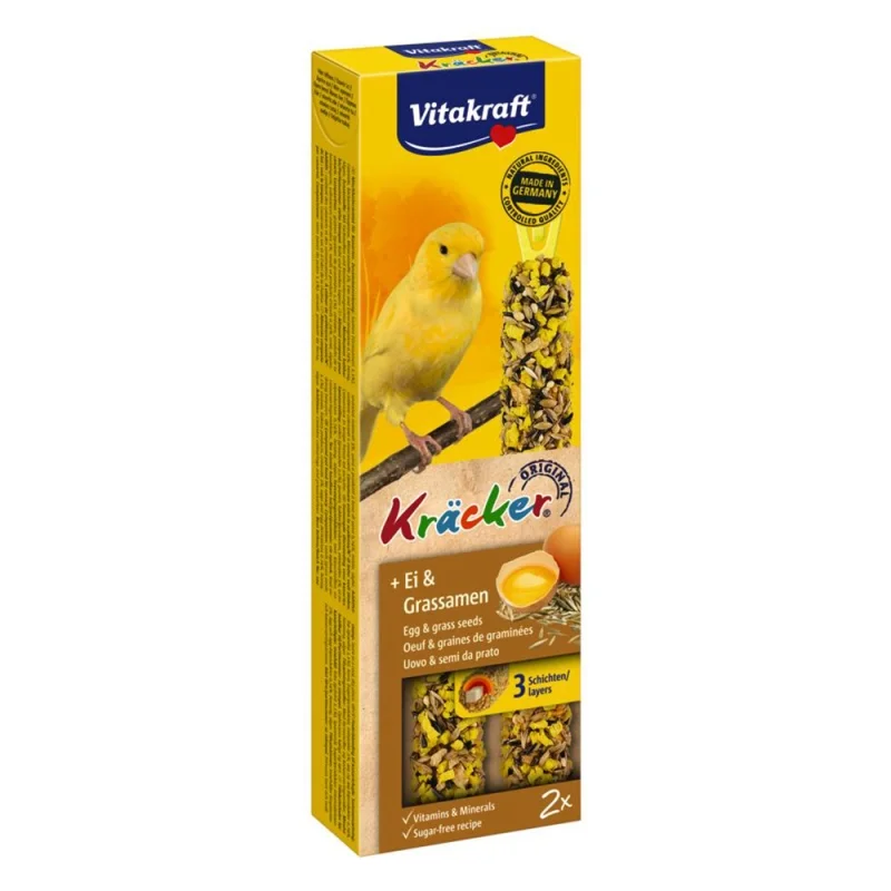 Λιχουδιά Kracker Duo για Καναρίνια με Αυγό & Σπόρους 2τμχ